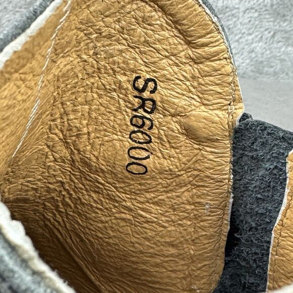 Sterling River SR6000 Cowgirl Boots Fringe Distressed Black Leather Sz 10 - Picture 15 of 16